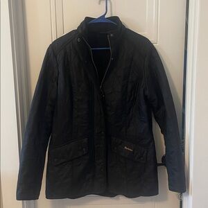 Barbour Women's Black Cavalary Polarquilt Jacket